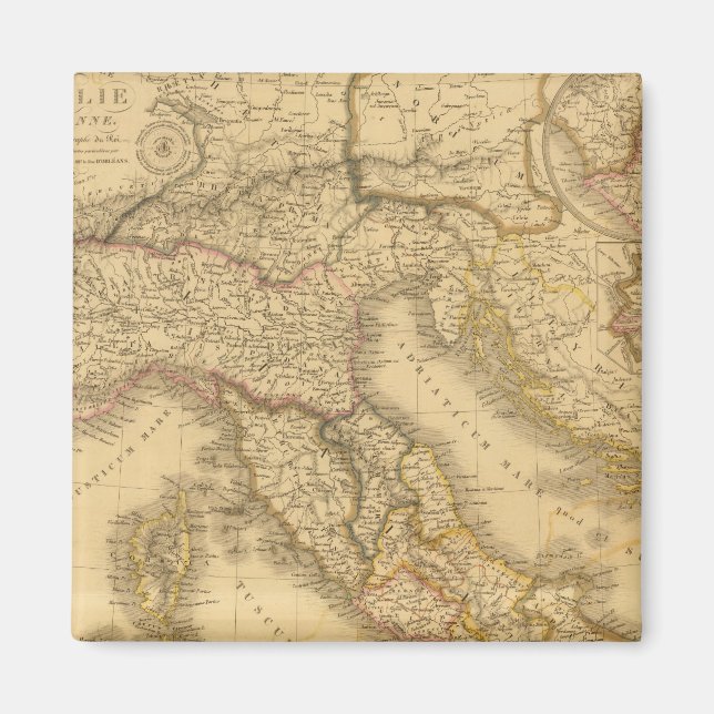 Tidigare Italien 2 Magnet (Framsidan)