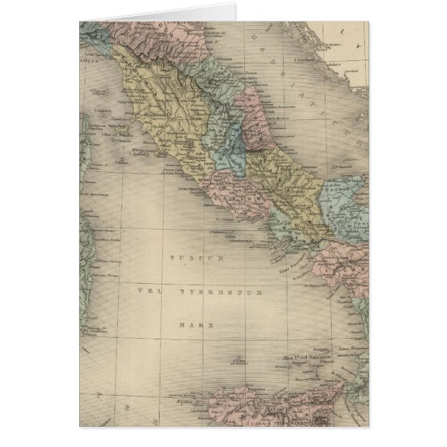 Tidigare Italien Hälsningskort (Framsidan)