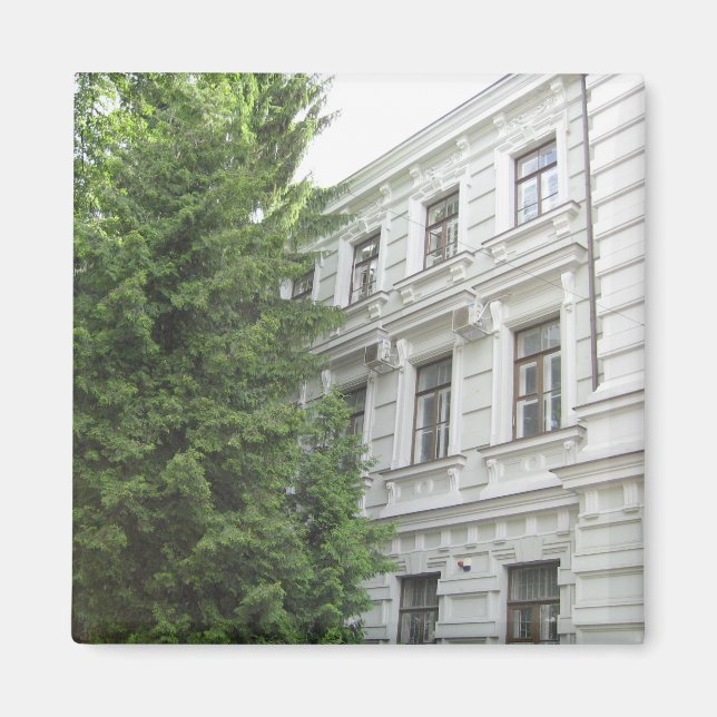 Tidigare KGB Hqtrs. Vilnius - LITAUEN - Magnet (Framsidan)