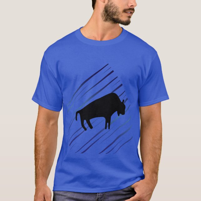 Tidigare konstnärer - förhistorisk Buffalo T Shirt (Framsida)