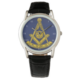 Tidigare Master Freemason Square och Compass Mason Armbandsur