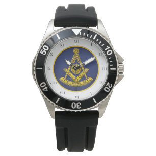 Tidigare Master Freemason Square och Compass Mason Armbandsur