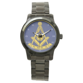 Tidigare Master Freemason Square och Compass Mason Armbandsur