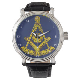 Tidigare Master Freemason Square och Compass Mason Armbandsur