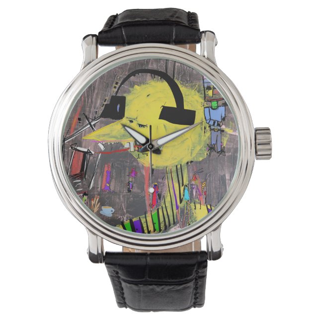 TIDIGARE MED HEADPHONES watch Armbandsur (Framsida)