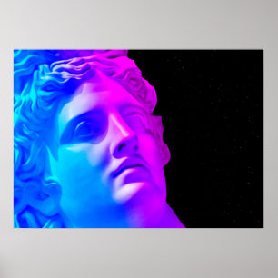 Tidigare neongudar #1: Apollo Belvedere Poster
