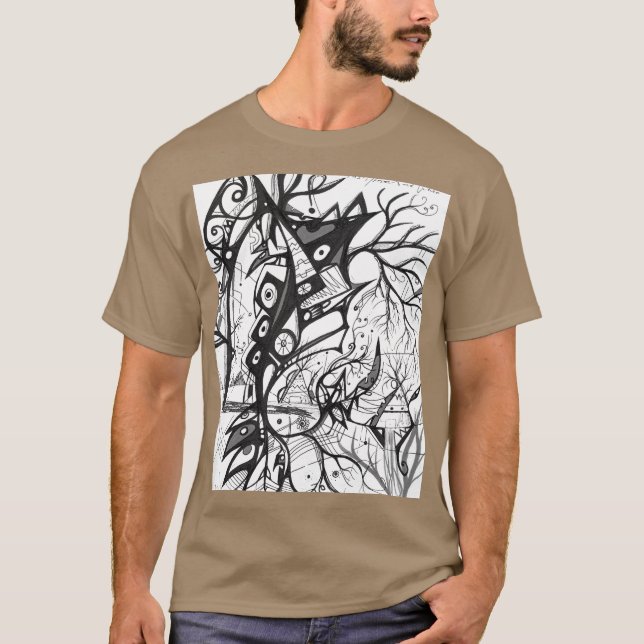 Tidigare, nuvarande och framtida t shirt (Framsida)