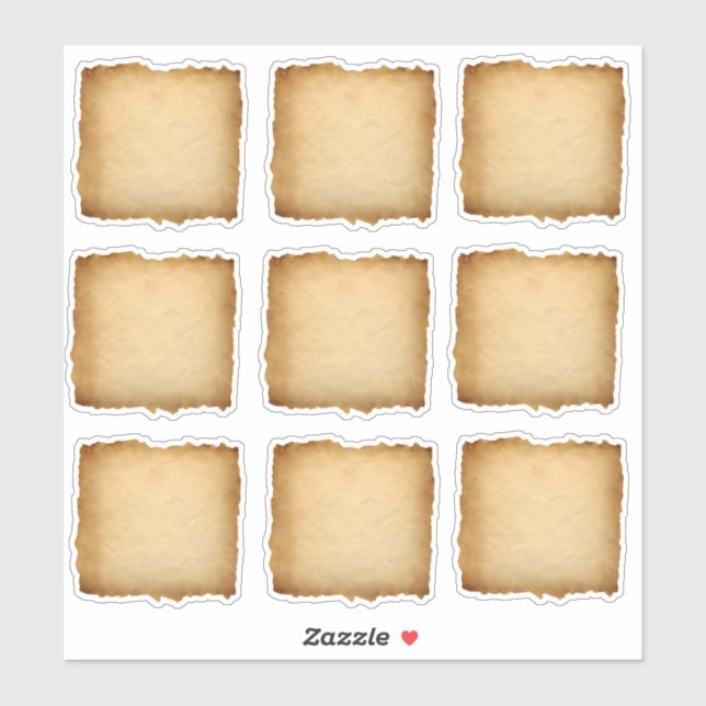 Tidigare Papper etikett för rostbildning (Ark)