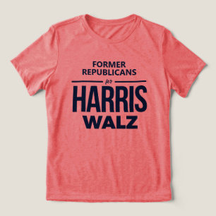 Tidigare republikaner till Harris Walz T Shirt