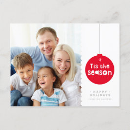 TIDIGARE roligten SEASON CHRISTMAS PHOTO Bold Baub Helg Vykort