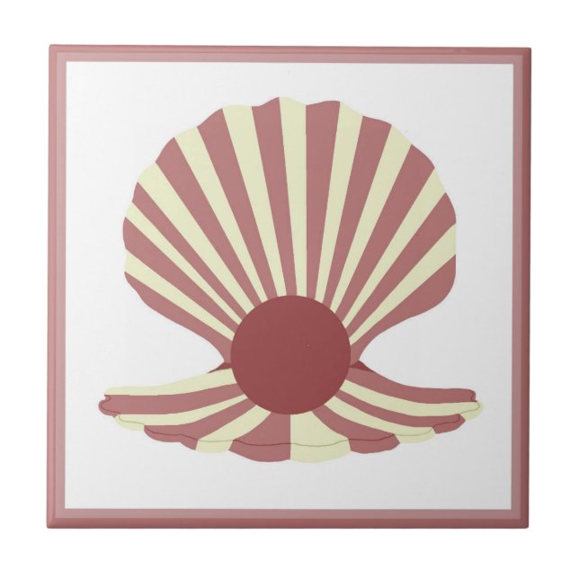 Tidigare Snäcka Kakelplatta (Framsidan)