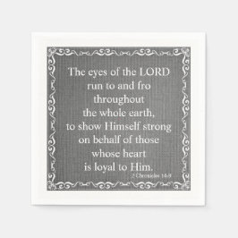 Tidigare testamentets bibelskriptsoffert - 2 kroni pappersservett