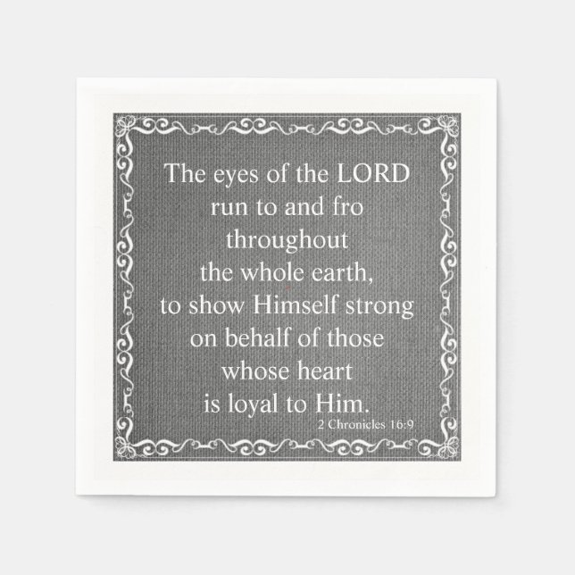 Tidigare testamentets bibelskriptsoffert - 2 kroni pappersservett (Framsidan)