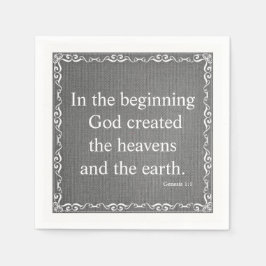 Tidigare testamentets bibelskriptsoffert - Genesis Pappersservett