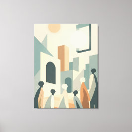 Tidigare - tvivel och tystnad canvastryck