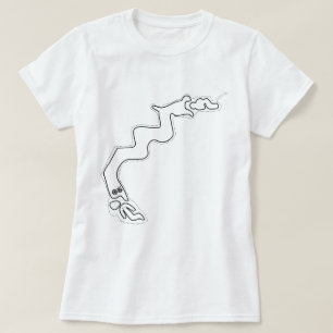 Tidigare Utomjordingar Dragon Geoglyphs Nazca Linj T Shirt