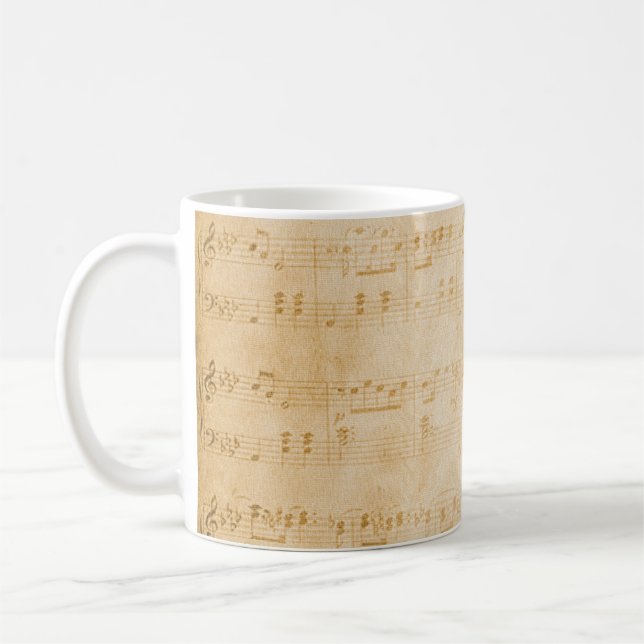 Tidigare vintage i bakgrunden kaffemugg (Vänster)