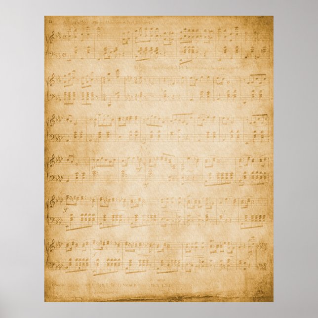 Tidigare vintage i bakgrunden poster (Framsidan)