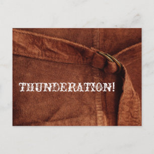 TIDIGARE vit text på Suede Photo Vykort