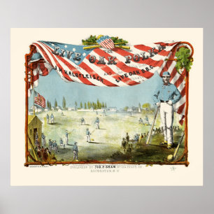 Tidigast baseballtryck poster
