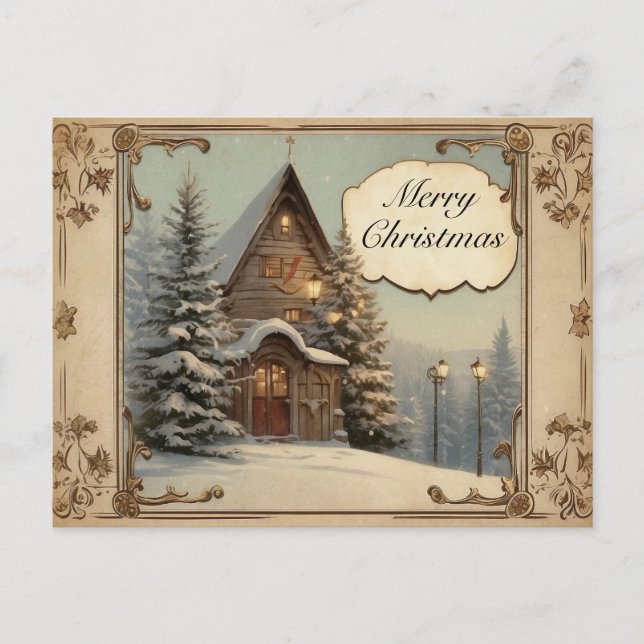 Tidigt 1900-talets antika Helgdag Motifs Helg Vykort (Framsida)