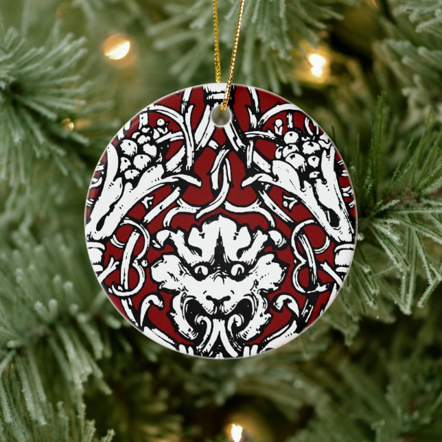 Tidigt 1900-talets Lejona kungsverk Julgransprydnad Keramik (Träd)