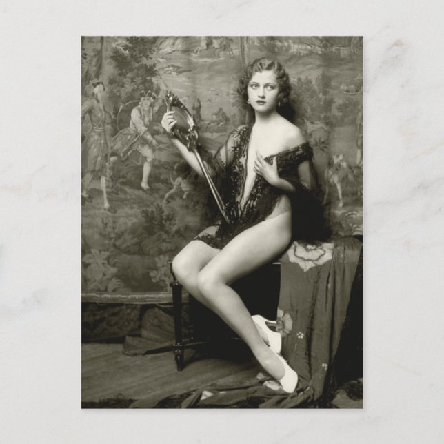 Tidigt 1900-talets vykort för Fransk (Framsida)