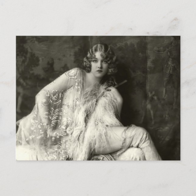 Tidigt 1900-talets vykort för Fransk (Framsida)