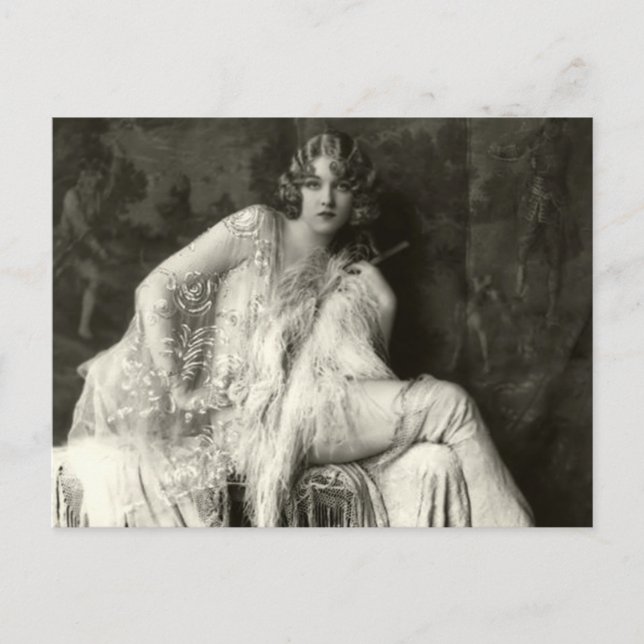 Tidigt 1900-talets vykort för Fransk (Framsida)