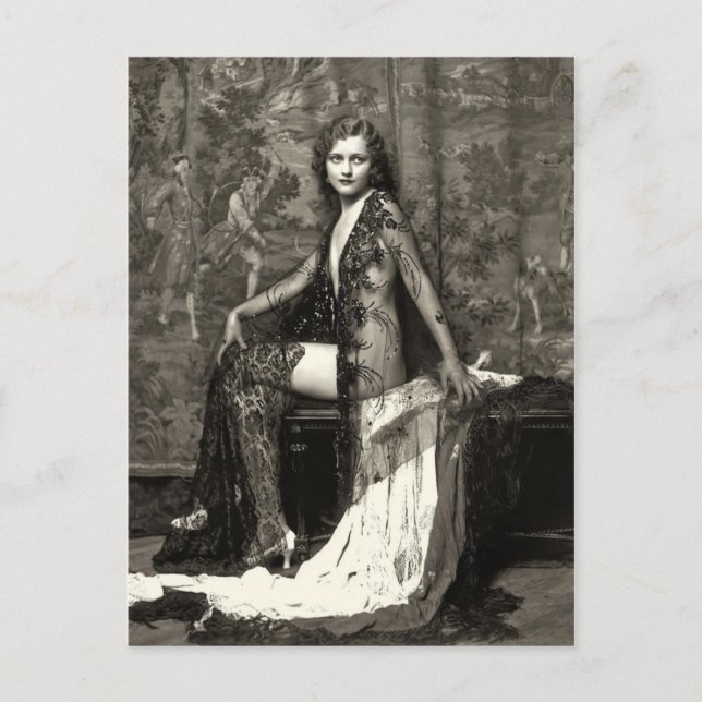 Tidigt 1900-talets vykort för Fransk (Framsida)