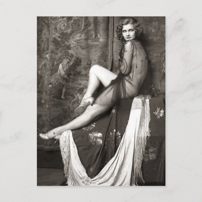 Tidigt 1900-talets vykort för Fransk (Framsida)