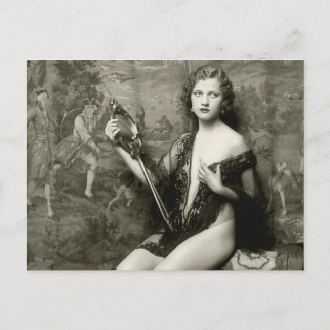 Tidigt 1900-talets vykort för Fransk (Framsida)