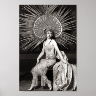 Tidigt 1900-talets vykort för Fransk Poster