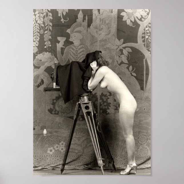 Tidigt 1900-talets vykort för Fransk Poster (Framsidan)