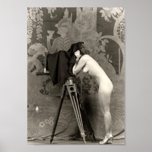 Tidigt 1900-talets vykort för Fransk Poster