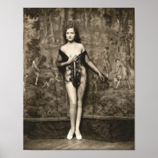 Tidigt 1900-talets vykort för Fransk Poster