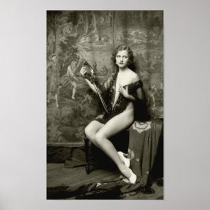 Tidigt 1900-talets vykort för Fransk Poster