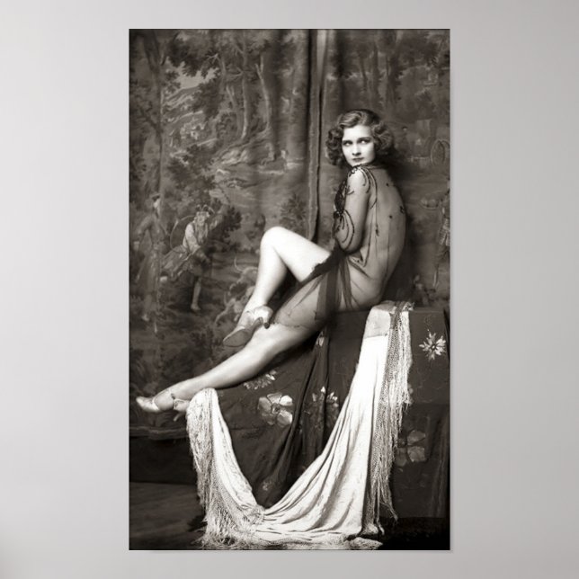 Tidigt 1900-talets vykort för Fransk Poster (Framsidan)