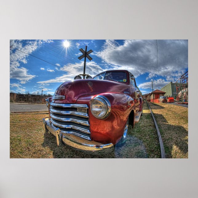 Tidigt 50:s Chevy Lastbil Poster (Framsidan)