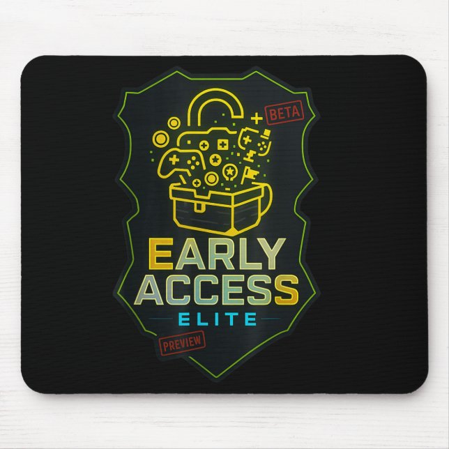Tidigt Access Elite Gaming Innehåll Creator Beta T Musmatta (Framsidan)