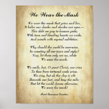 Tidigt African American Poetry Vi Bäror masken