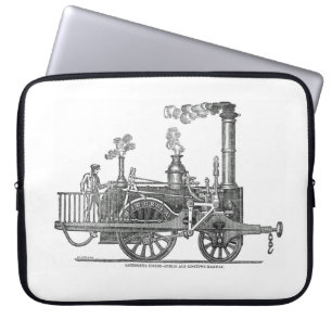 Tidigt ånglok laptop sleeve