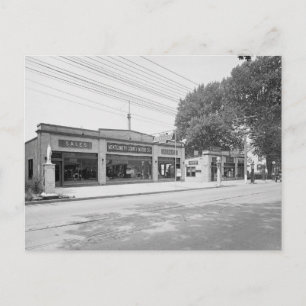 Tidigt Auto Dealert, 1926 Vykort