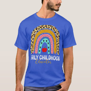 Tidigt Barnombudsman Leopard Rainbow tillbaka till T Shirt