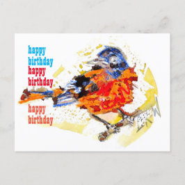 Tidigt Bird #170109 vykort