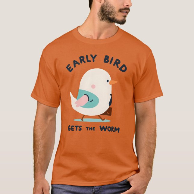 Tidigt Bird-gåva T Shirt (Framsida)