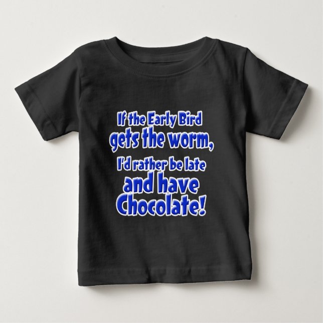 Tidigt Bird T-shirt (Framsida)