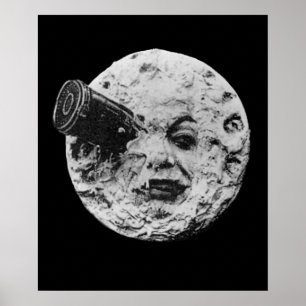 TIDIGT CINEMA A Resa till Måne av Georges Melies Poster