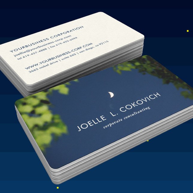 ©Tidigt Crescent Måne/Nature Photography Visitkort (Skapare uppladdad)