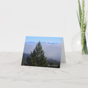 Tidigt-dimma med Mt. Shasta..... Kort